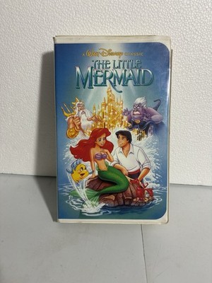 Walt Disney's The Little Mermaid 1990 VHS Black Diamond Classic Banned Cover
