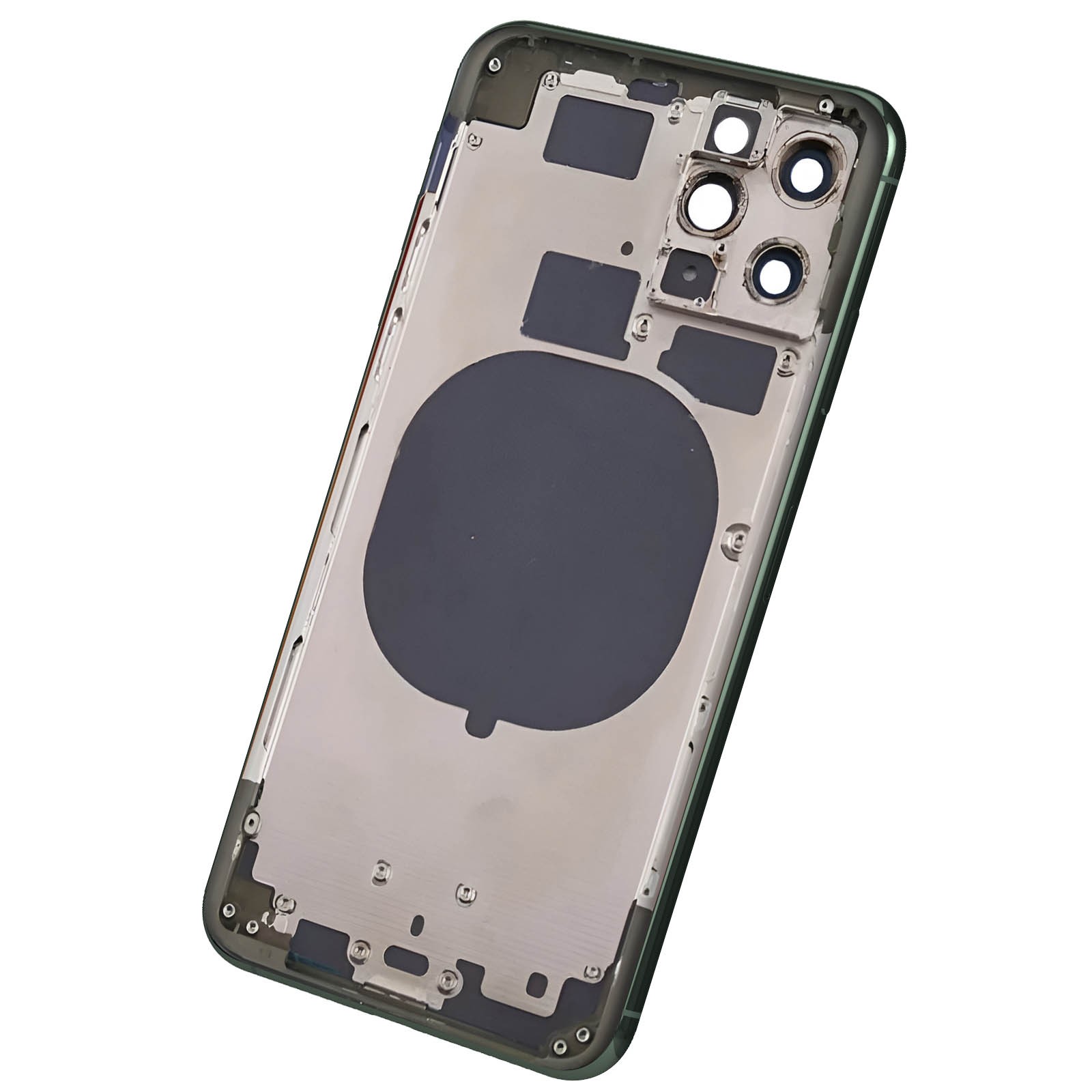 Vitre arrière de remplacement kaki pour châssis iPhone 11 Pro robuste