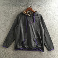 Realtree by Mountaineer Hoodie Sweatshirt Mens XL Gray Camo Lined Logo Pullover