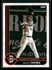 2025 Delmarva Shorebirds Braylin Tavera RC Rookie Orioles Minor League