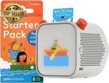 Yoto Player 3rd Gen Kids Bluetooth Audio Speaker Starter Pack White