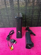 Microsoft Xbox 360 Slim 320GB Black Console With Cables