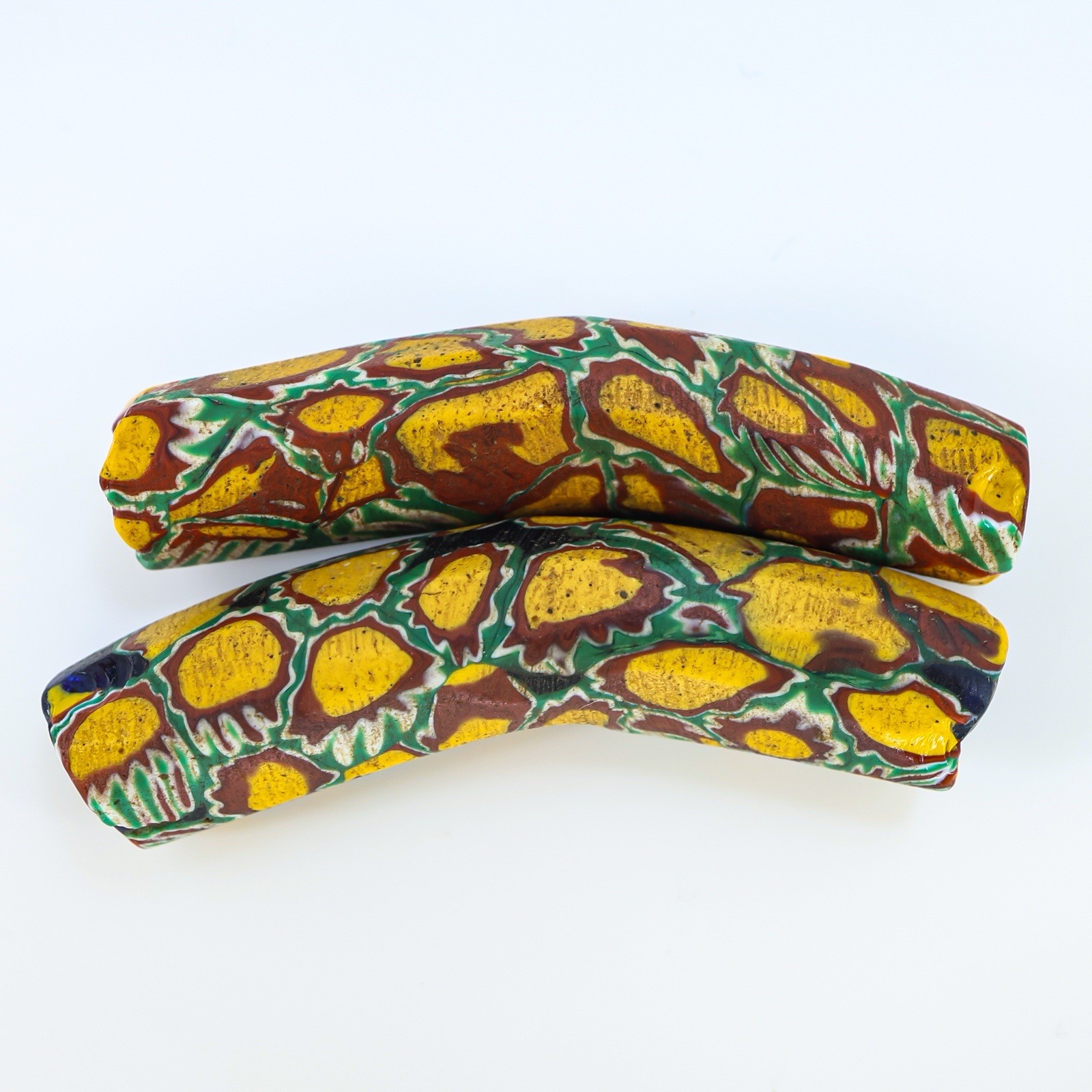Vintage Antique Venetian Millefiori African Trade Beads Lot of 21, 10 ...