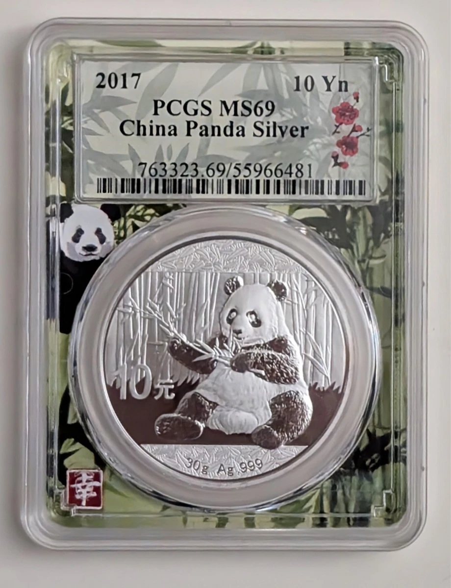 Chinese Panda MS 70 Graded 2017 Silver Bullion Coins for sale | eBay
