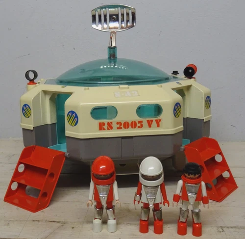 Playmobil 3536 Playmo Space Station RS 2005 VY 80s NOT Complete