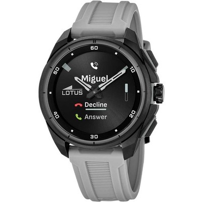 Reloj híbrido conectado Lotus Connected Full D 20002/1 correa gris hombre