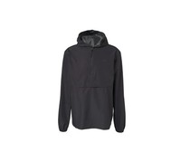 Crivit Unisex Regenjacke Schwarz Gr M Half-Zip Mit Kapuze Jacke In Sich Packbar