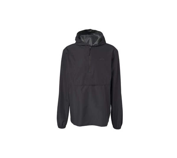 Crivit Unisex Regenjacke Schwarz Gr M Half-Zip Mit Kapuze Jacke In Sich Packbar-image