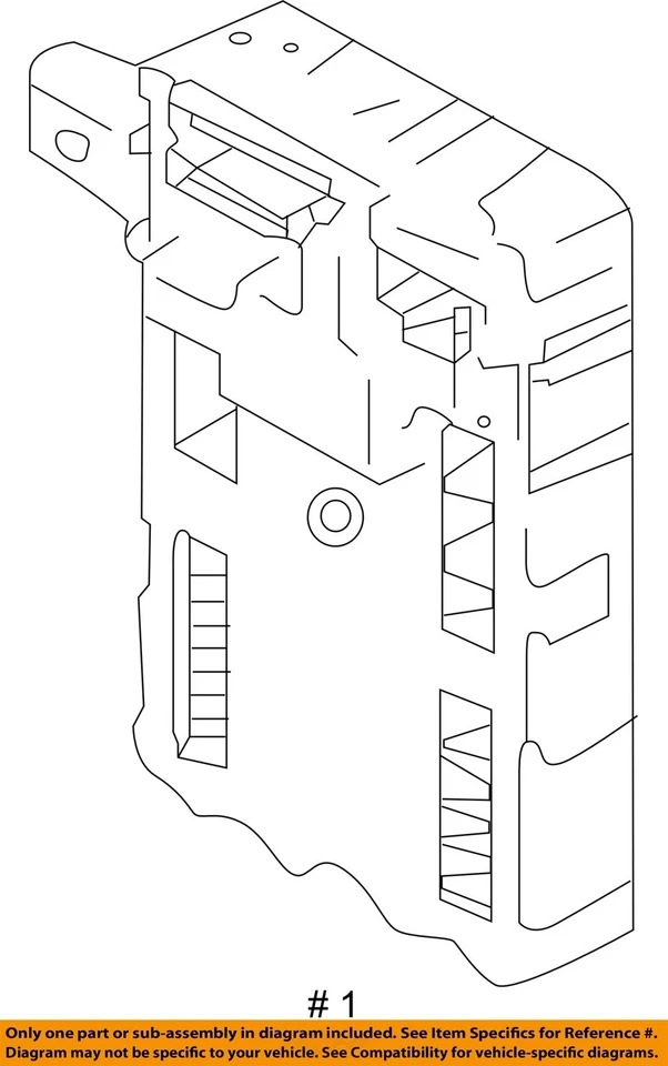 Chasis ECM Body Control BCM tablero derecho compatible con 19-21 INFINITI QX50 2528334 Foto 4 de 4