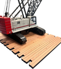 Diecast Crawler Crane Timber Mats 1/50 Scale Set of 6.
