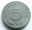1941 Germany 5 Reichspfennig — photo from another recent sale