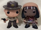 Funko Pop The Walking Dead - Rick Grimes #13 & Michonne #38 - Vinyl Figures