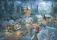 Schmidt Thomas Kinkade: Santa's Silent Night 1,000 Piece Jigsaw Puzzle Age