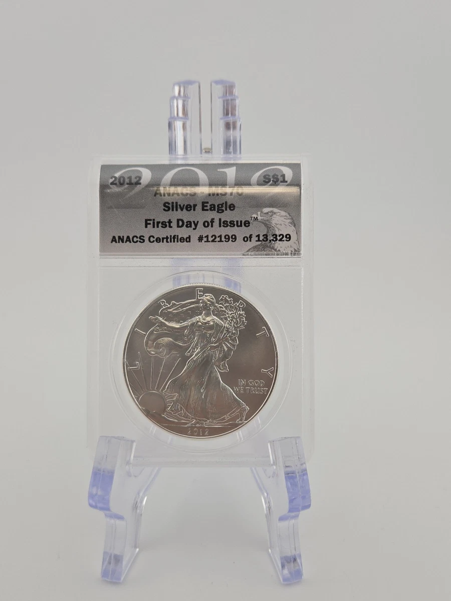 2012 シルバーイーグル 銀貨　PCGS MS70 2012 シルバーイーグル 銀貨 PCGS MS70 American Eagle MS 70 Graded