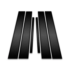 6pc Carbon Fiber Pillar Post Covers for 2020-2023 Subaru Legacy