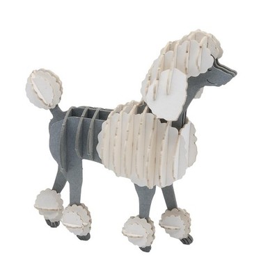 Fridolin 11749 Modello di carta 3D - Barboncino