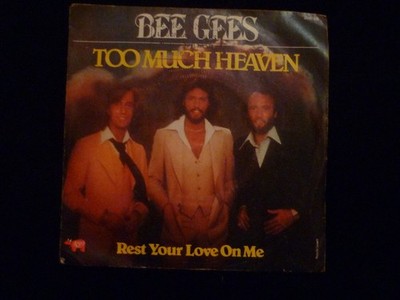 SP VG/VG+: Bee Gees, Too Much Heaven - 2090 331 / France. 1978