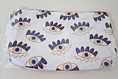 Multifunktionale Make-up-Tasche im Evil-Eye-Design   mit - Reißverschluss