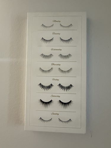 Eyelash Framed Canvas | Wall Art | White and Gold | 12”x24” 2 Pieces 