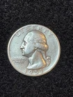 1951 (P) Washington Quarter 90% Silver Very Good VG