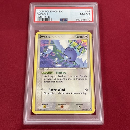 Swablu graded PSA 8 for sale on eBay
