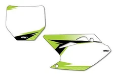 Factory Effex Graphic Number Plate Backgrounds - White Motorcycle Dirt 19-64140