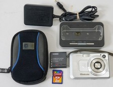 Casio Exilim EX-Z750 7.2MP x3 Zoom Digital Camera + Accessories CLEAN & TESTED