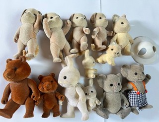 Calico Critters Sylvanian Families Lote De Colección Gato Conejito Oso Perro Koala Bebé Set