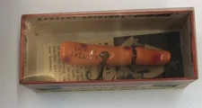NOS Vintage Kautzky Flex Ike Fishing Lure Orange Special