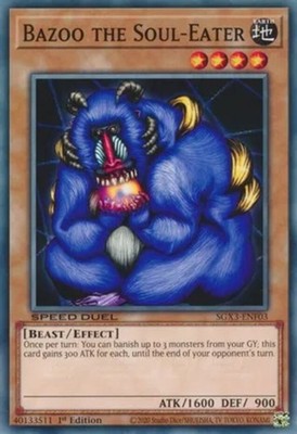 Bazoo the Soul-Eater - SGX3-ENF03 - Common - 1st Edition Near Mint Yugioh Card