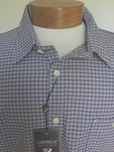 Daniel Cremieux Performance XXL Button Front L S Hemd Herren Multi Kariert Neu mit Etikett - Bild 3 von 5
