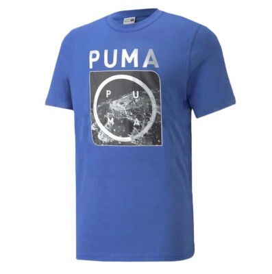 Puma 531582 62blau JTS LOGO TEE