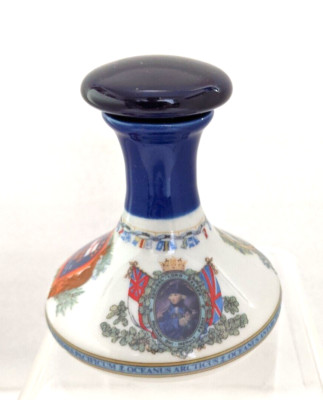 BX. British Navy Pusser's Rum Wade 50ml Bottle Decanter Porcelain Staffordshire