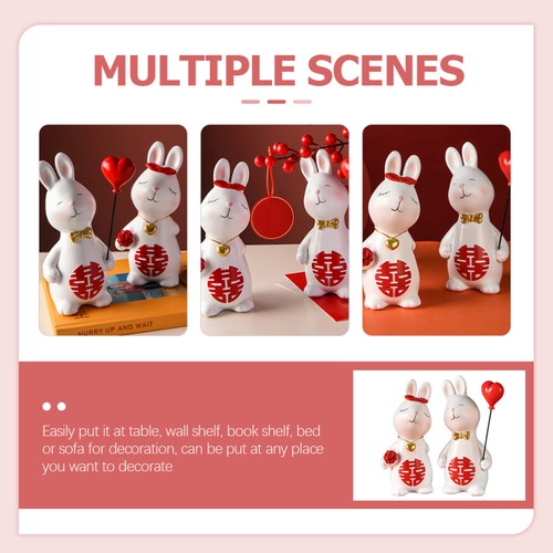 1 Engagement Decor Tisch Dekorationen Dusche Romantische Figurine - Bild 11 von 11
