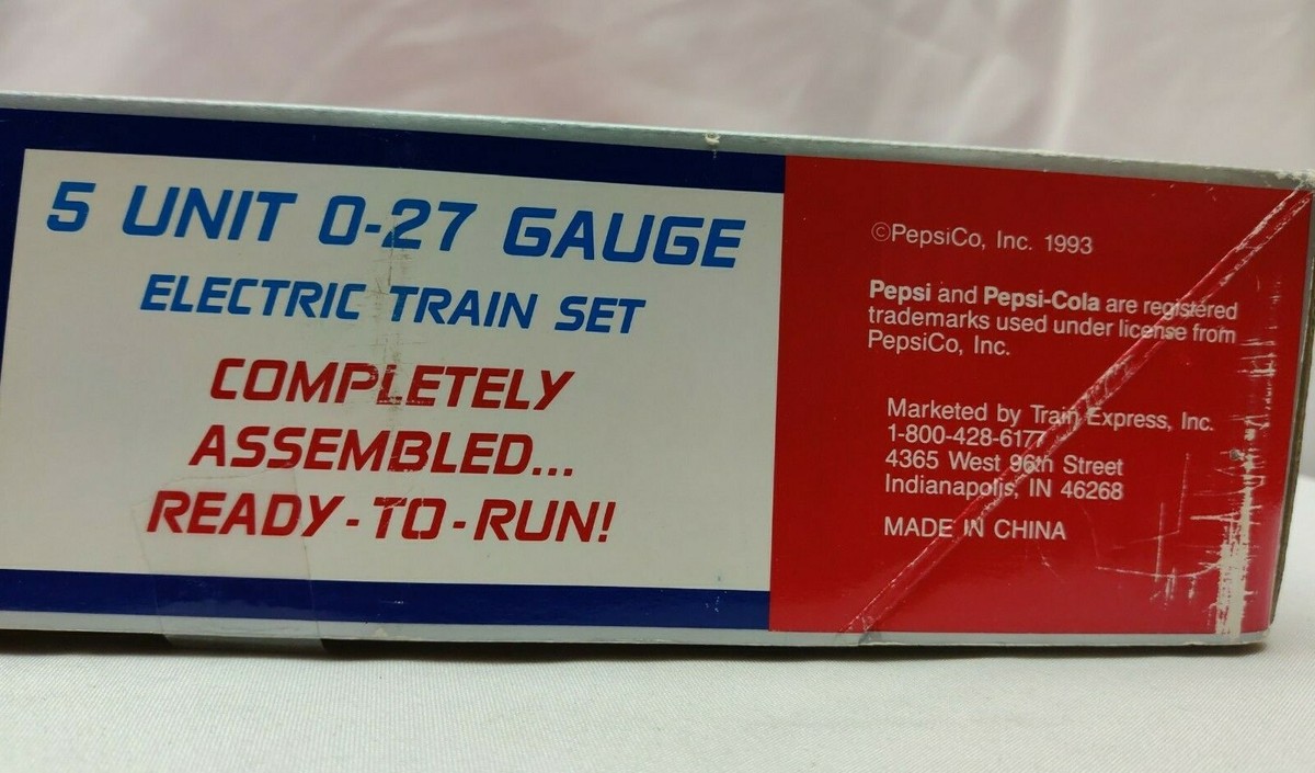 Pepsi Generation Train Set Collectible 1993 Vintage | eBay