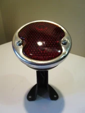 Vintage Ford Duolamp Tail Light and Bracket 1932-1933 Stimsonite Lens Tail Light