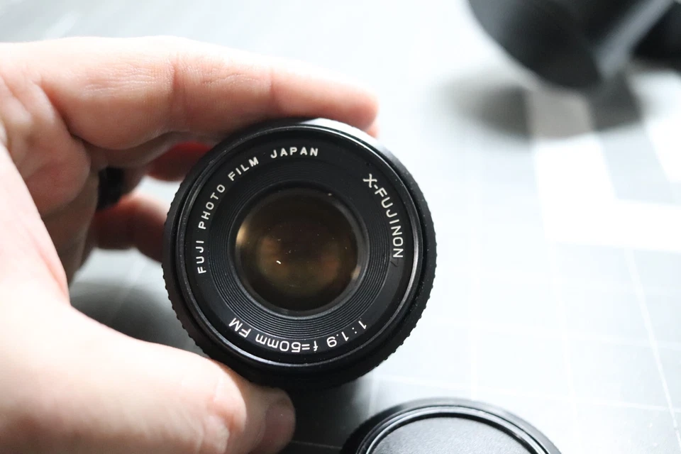 Vintage Fuji Fujica X-Fujinon 50mm f1.9 FM Mount Lens -UNTESTED- Japan Cap - Image 3 of 4