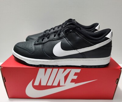 Nike Dunk Low Retro White Black Reverse Panda 2.0 Men Shoes Sz 12.5 (DV0831-002)