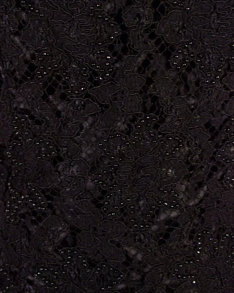 Minivestido de colección años 80 90 usado en excelente estado Carole Little Heavy Beaded Little negro talla 4 Foto 3 de 4