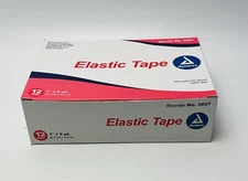 12 Rolls Dynarex #3667 Medical Elastic Adhesive Tape 1" x 5 yds, Latex free