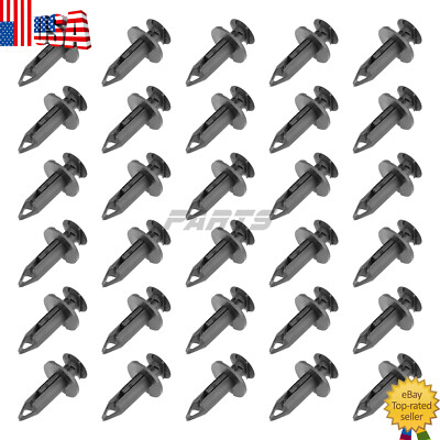 30Pcs Liner Cover Panel Push Fender Clip Retainer Compatible with GM ...