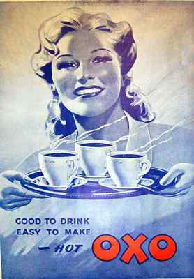 Blechschild Werbung Oxo Good Drink Easy Make Hot Oxo A5 8x6 Aluminium