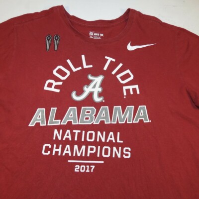 Nike Mens Alabama Crimson Tide Vertical T-Shirt