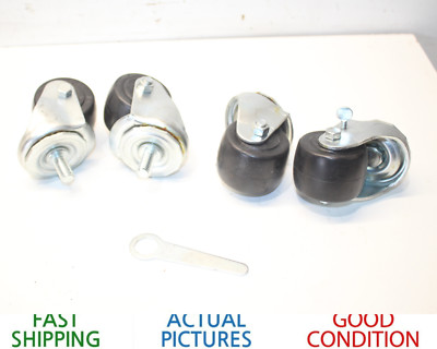 TRUE 2 1/2 INCH 1/2''-13 STEM CASTER 4-PACK 830280 OEM