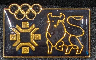 SARAJEVO 1984 WINTER OLYMPICS MERRIL LYNCH SPONSOR COLLECIBLE LAPEL PIN 12