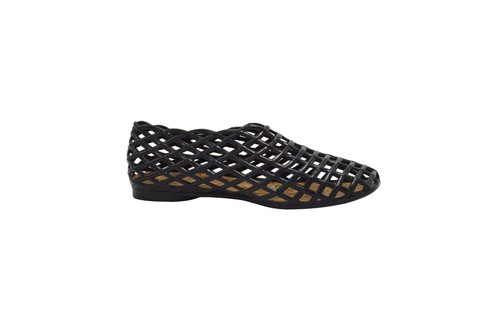 Women Clear Hollow Jelly Sandals Beach Ballerina Jelly Mesh Ballet Flats Ds109 - Picture 3 of 12