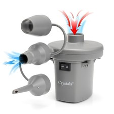 240V Electric Air Pump Inflator Deflator for Airbeds, Pools & Camping Use Pump