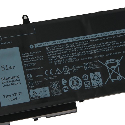Batería Original 93FTF 3DDGG Para Dell Latitude 5280 5480 5580 5290 5490 5590 - Imagen 2 de 7