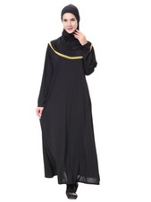 Muslim Women Long Dress Hooded Ramadan Maxi Robe Abaya Dubai Modest Kaftan Islam