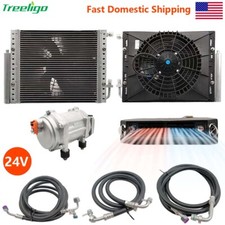 24v Car Ac Unit Universal Truck Air Conditioner Electric Evaporator With Heating